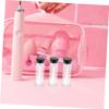 MAGICLULU 100Pcs Transparent Electric Toothbrush Head Storage Tubes with Black Lid Portable Protector Cases for Travel Home and Office Oral Care view 4