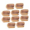 STOBAZA 20Pcs Disposable Food Boxes with Lids Kraft Takeaway Containers for Restaurants Lightweight for Meal Prep Picnic and Home Use view 1