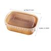 STOBAZA 20Pcs Disposable Food Boxes with Lids Kraft Takeaway Containers for Restaurants Lightweight for Meal Prep Picnic and Home Use view 2