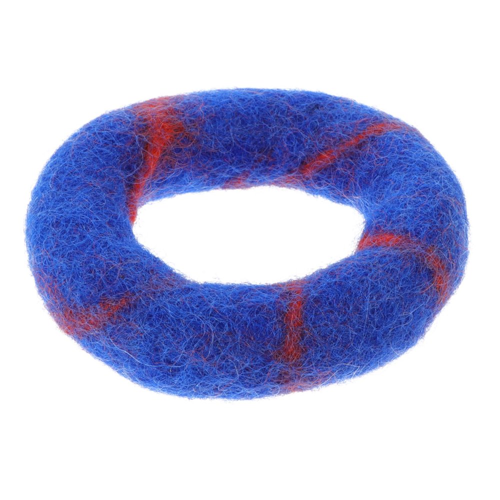 BESPORTBLE Buddhist Sound Bowl Mats Wool Felting Pad Meditation Cushion for Yoga Meditation Buddhism Blue