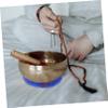 BESPORTBLE Buddhist Sound Bowl Mats Wool Felting Pad Meditation Cushion for Yoga Meditation Buddhism Blue view 4