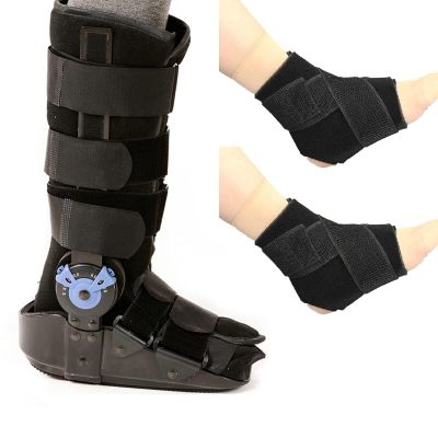 Jiangtaom Fracture Orthosis Plantar Fasciitis Splint Ankle Brace Walking Boot Ankle Support Non-slip Ankle Immobilization Braces for Pressure Pain Relief(Medium)
