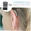 1Set Cleaning Tool with Case Lightweight BTE Cleaner Brush Kits for Earphones Non Slip Handle Portable Easy to Use and Store view 4