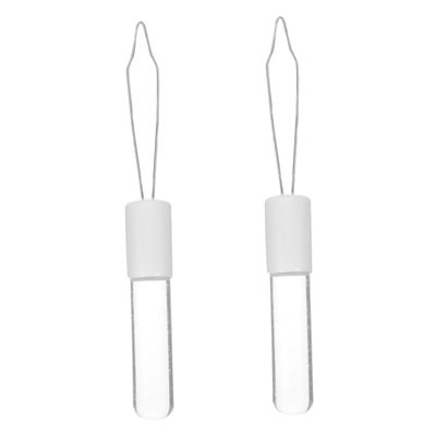COLLBATH 2pcs Button Assist Tool Acrylic Dressing Aid for Elderly Easy to Use Shirt Buttoning Device with Grip Handle for Clothes Coats and Pants for Seniors and Mobility Assistance