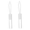 COLLBATH 2pcs Button Assist Tool Acrylic Dressing Aid for Elderly Easy to Use Shirt Buttoning Device with Grip Handle for Clothes Coats and Pants for Seniors and Mobility Assistance view 1