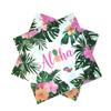 40 Pcs Hawaiian Luau Napkins for Aloha Happy Birthday Party Supplies Tropical Tiki Themed Paper Napkins Disposable Summer Pool Beach Party Favors 6.5in view 1