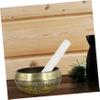BESPORTBLE Professional Singing Bowl Stick Black Rubber Ring Sturdy Sound Bowl Mallet for Meditation and Relaxation Accessory for Sound Therapy view 3