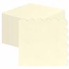 HEIPINIUYE 50 Pieces 2-ply Ivory Paper Napkins Disposable Scalloped Cocktail Napkins Beverage Napkin for Wedding Birthday Party Paper Dinner Napkin view 1