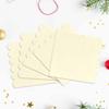 HEIPINIUYE 50 Pieces 2-ply Ivory Paper Napkins Disposable Scalloped Cocktail Napkins Beverage Napkin for Wedding Birthday Party Paper Dinner Napkin view 2