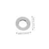 ABOOFAN 200pcs Convex Washers for Glasses Repair Stainless Steel Gaskets Easy to Replace for DIY Professional Eyeglass Maintenance Wear Resistant User Friendly Design view 2