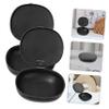 Homoyoyo 2pcs Storage Case - Leak-Proof Silicone Travel Pouch for Period Cups & Discs Portable Holder for Easy Carrying Sleek Black Design view 4