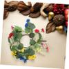 BESTYASH 2Pcs Artificial Eucalyptus Leaf Candle Rings Floral Wreaths for Table Centerpieces Lightweight Decorative Wreaths for Weddings Parties Home Decor view 3