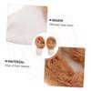 TOPPERFUN Children's Warm Plush Shoe Inserts for Winter Boots and Slippers Detachable Cozy Fleece Liners for Indoor and Outdoor Use Size 34-35 view 4