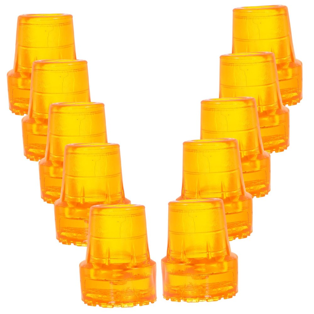 10PCS Heavy Duty Non-Slip Rubber Cane Tips for Walking Sticks and Crutches Sturdy Replacement Feet for Seniors and Elderly Anti-Slip Accessories for Safe Walking