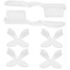 FOMIYES 10pcs Large Handle Prison Toothbrush Soft Bristles for Cleaning Designed for Inmates Lightweight Portable Features Supervision Code for Safety view 1