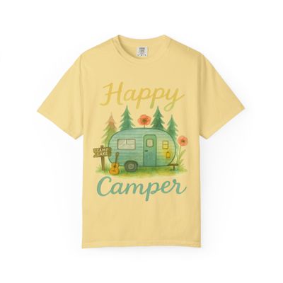 Happy Camper Comfort Colors Butter