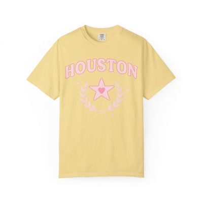 Houston Love Comfort Colors Butter