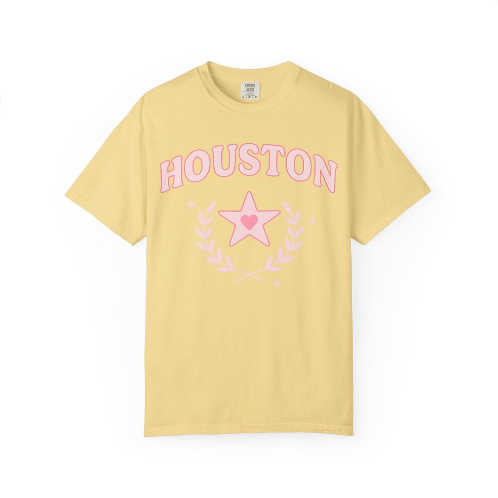 Houston Love Comfort Colors Butter