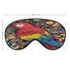 Adult Blackout Beautiful Parrot Space Art Eye Mask,Sleep Masks with Adjustable Elastic Strap, Night Blindfold for Rest Travel Airplane Home view 2