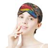 Adult Blackout Beautiful Parrot Space Art Eye Mask,Sleep Masks with Adjustable Elastic Strap, Night Blindfold for Rest Travel Airplane Home view 4