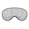 Black & White Retro Shapes Sleep Goggles, Made of Soft and Comfortable Fabric to Protect The Eyes view 1
