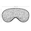 Black & White Retro Shapes Sleep Goggles, Made of Soft and Comfortable Fabric to Protect The Eyes view 2