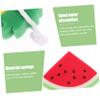 TOBBOMEY 4Pcs Adorable Fruit Thick Scrub Sponge Set Non-Scratch Kitchen Dishwashing Sponges for Effortless Cleaning Cute Cartoon Design for Kitchen Supplies view 3