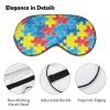 Jigsaw Pattern Sleep Goggles, Made of Soft and Comfortable Fabric to Protect The Eyes view 3