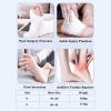 SDdPulse Plantar Fasciitis Night Splint Ankle Support Brace Ankle Foot Drop AFO Brace Orthosis Splint for Ankle Foot Injuries Sprain Broken, Healing Fasciitis Support Achilles,B Left,S,B Left-L view 3
