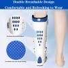 SDdPulse Plantar Fasciitis Night Splint Ankle Support Brace Ankle Foot Drop AFO Brace Orthosis Splint for Ankle Foot Injuries Sprain Broken, Healing Fasciitis Support Achilles,B Left,S,B Left-L view 4