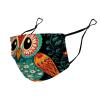 Meaudiwes Washable Cloth Face Scarf, Reusable Balaclava Facial Cover With Elastic Ear Loop Ethnic Owl view 4