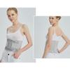 KUYBTU Breathable Mesh Back Brace for Lower Back Pain Relief Men Women Back Support Belt Double Pull Lumbar Support Work Fitness Waist Trainer for Herniated Disc Sciatica-Grey-M view 4