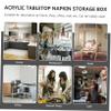 Acrylic Napkin Box for Restaurant Table Tissue Storage Organizer view 3