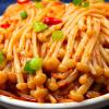 4 flavors 4 types Instant Fresh spicy golden enoki mushroom,spicy strips,Chinese snacks,red oil enoki mushroomseasoned dishesLatiaoInstant Dishesvegetarian (Kimchi,50 packs) view 4