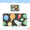 Cartoon Black Planet Universe Cooling Baby Bed Mattress 28" x 52" Reusable Bed Pads for Kids for Kids, Adult view 2