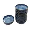 Castle Enterprises Soba Monogatari Buckwheat Noodles, Azure Sand, 8.3 inches (21 cm), Shallow Bowl, Value Set of 10 (Amazon.co.jp Limited), Commercial Use, Mino Yaki, Domestic, Long-established view 1