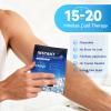 50 Instant Ice Cold Packs, 4.4" x 6" Disposable Ice Packs for Injuries, Pain Relief, No Freeze Needed Cold Compress for First Aid, Athletes view 4