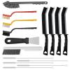 15pcs Crevice Cleaning Brush, Hard Bristle Scrub Brushes Tools, Multifunctional Grout Brush for Home, Bathroom, Ktichen, Window and Corners view 1