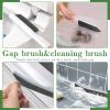 15pcs Crevice Cleaning Brush, Hard Bristle Scrub Brushes Tools, Multifunctional Grout Brush for Home, Bathroom, Ktichen, Window and Corners view 3