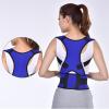 KUYBTU Full Back Support Belt Magnetic Corrector Back Brace Therapy Corset Lumbar Brace Waist Support Belt for Men Women Teenagers Back Shoulder Pain Relief-Black-M view 4