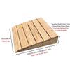 Indoor Threshold Ramps, Solid Wood Curb Ramps, 7-15 cm Rise Portable Non-Slip Threshold Ramps for Garage, Patio Door Shed, Loading Dock, Driveway Wheelchair Sidewalk (Siz () view 3