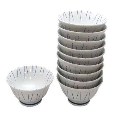 Castle Enterprise, Premium Noodle Craftsman Kits, Warped Round Highland, Ramen Donburi, Satsuki Rain Tokusa (Diameter 8.5 inches (21.5 cm), Height 3.5 inches (9 cm), Weight: 28.2 oz (800 g), Capacity