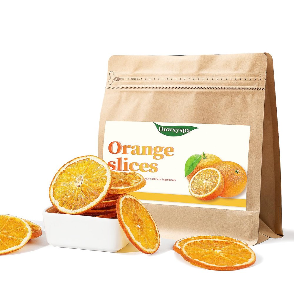 Dried Orange Slices, Dehydrated Orange Slices for Cocktails, 3oz/85g