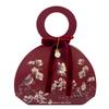 20 PCS Small Gift Boxes, Flower & Bird Party Favor Boxes Goodie Bags with Handle, Velvet Bow, Pearl Pendant for Wedding Anniverary Valentine's Day Birthday Party Presents 4"x5.1"x1.4"(Wine Red) view 1