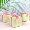 30PCS Small Gift Boxes, White Gift Box with Ribbon Wedding Party Favor Boxes Fancy Candy Gift Boxes with Lids for Anniverary Birthday Valentine's Day Packaging Presents 2.6x2.6x2.6 inch(S,Pink) view 4