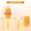 30 Count Larger Size Duster Refills for Swiffer Dusters with 1 Handle - 360 Multisurface Larger Size Feather Duster, Disposable Duster Refills Kit for Cleaning Furniture, Blinds and Ceiling Fans view 2