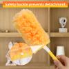 30 Count Larger Size Duster Refills for Swiffer Dusters with 1 Handle - 360 Multisurface Larger Size Feather Duster, Disposable Duster Refills Kit for Cleaning Furniture, Blinds and Ceiling Fans view 4
