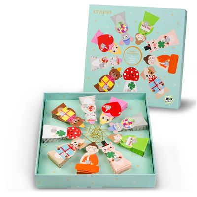 Creano Organic Herbal Tea Gift Set Tea Lovers 9 pyramid tea bags in 9 cute shapes to give as gifts 22.5g*