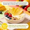 4.2oz Freeze-Dried Mango Slices - 100% Tropical Snack, Crispy Fruit Bites No Sugar Added for Smoothies, Baking & Snacks (120g) view 3