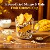 4.2oz Freeze-Dried Mango Slices - 100% Tropical Snack, Crispy Fruit Bites No Sugar Added for Smoothies, Baking & Snacks (120g) view 4